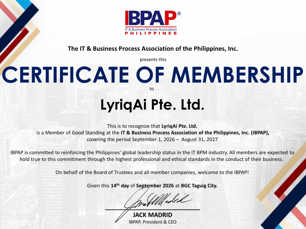 LyriqAi Pte. Ltd. - Membership Certificate-1