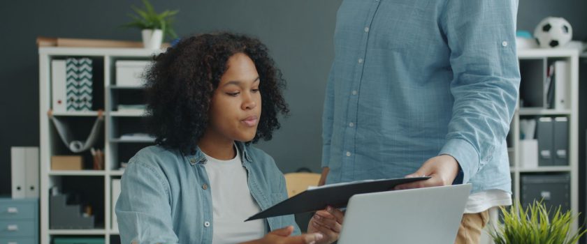 Filipino job seeker checking whether a BPO company is legitimate before applying